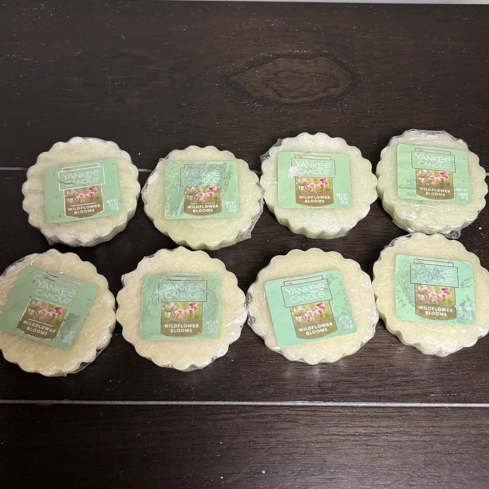 Yankee Candle | Lot of 8 | Wildflower Blooms | Tarts Wax Melts
